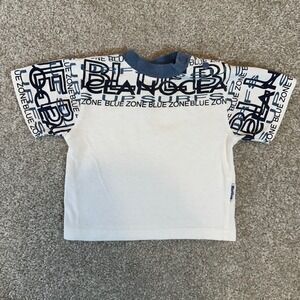 Weebok Blue Zone Graphic Print Short Sleeve T Shirt Baby Toddler‎ 18M Vintage